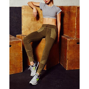 Free People 'Kyoto' Black High-Rise Ankle Legging Size S